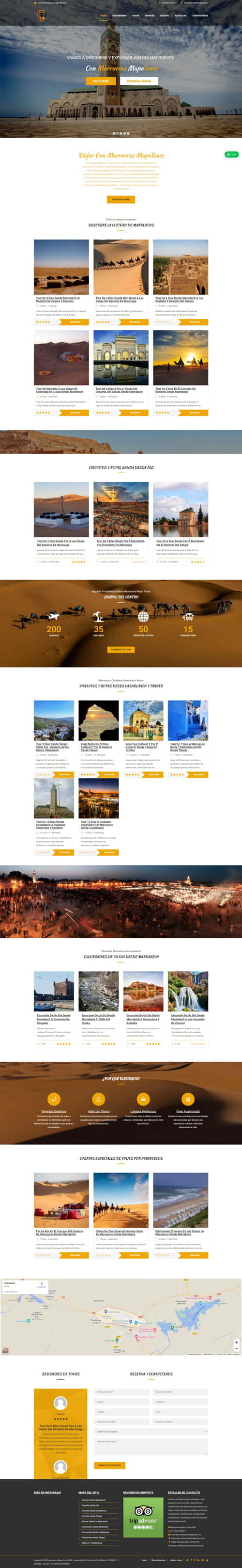 Marruecos Mapa Tours