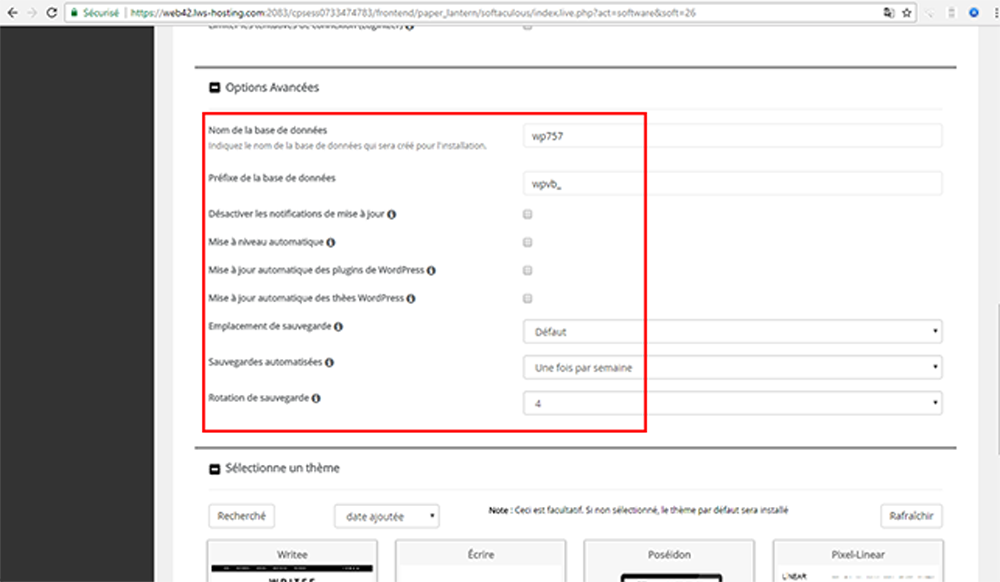 Comment installer Wordpress (CMS) depuis cPanel ?