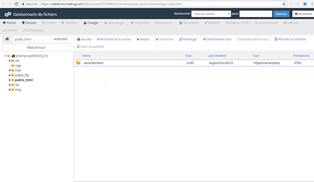 Comment utiliser le gestionnaire de fichiers dans cPanel ?