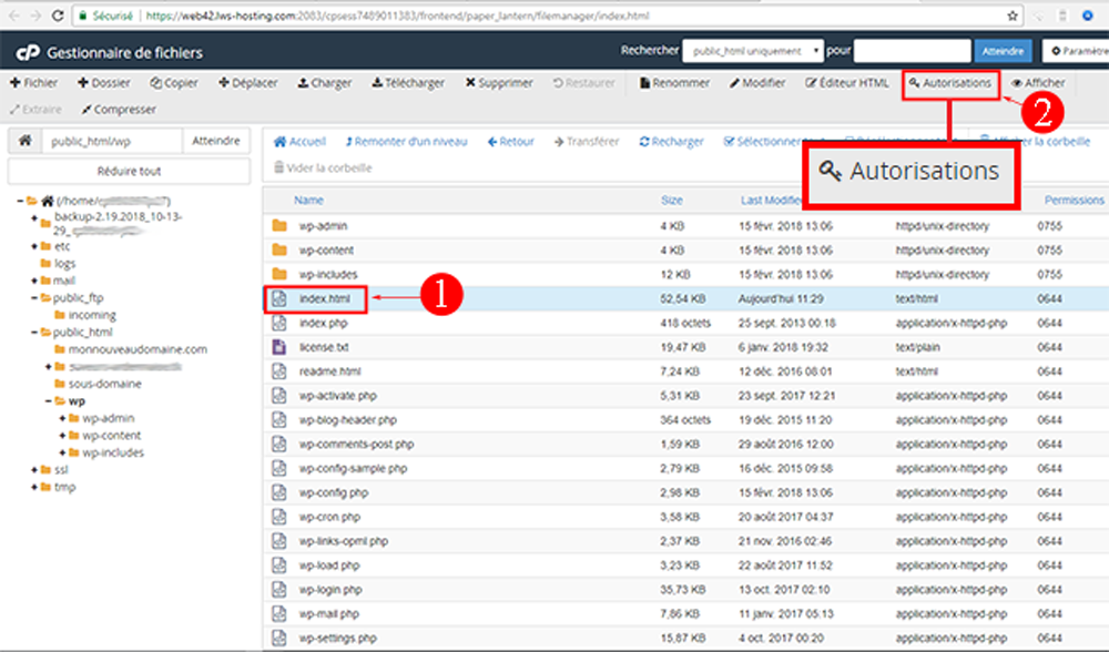 Comment utiliser le gestionnaire de fichiers dans cPanel ?