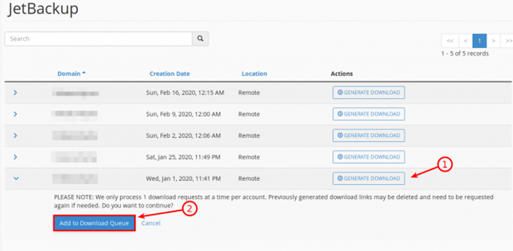 Comment utiliser les sauvegardes dans cPanel ?