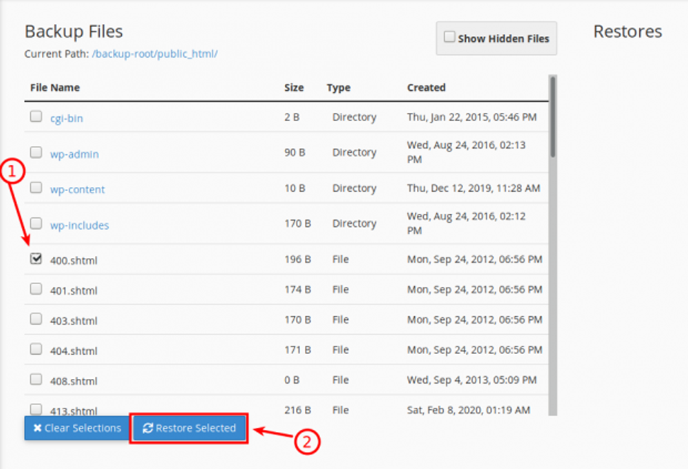 Comment utiliser les sauvegardes dans cPanel ?