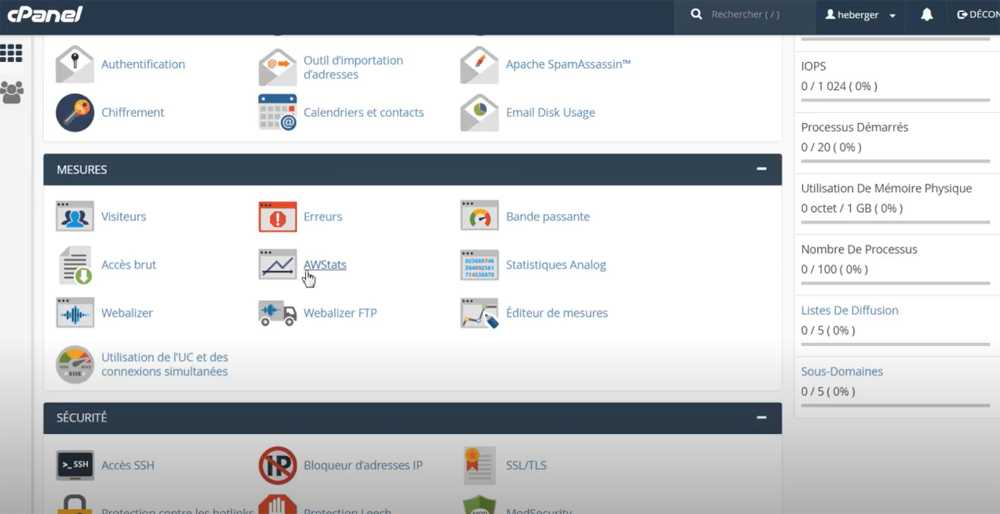 Comment se connecter à cPanel ?